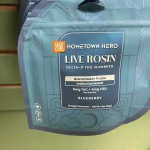 Hometown Hero grand daddy purp 5 mg 10ct