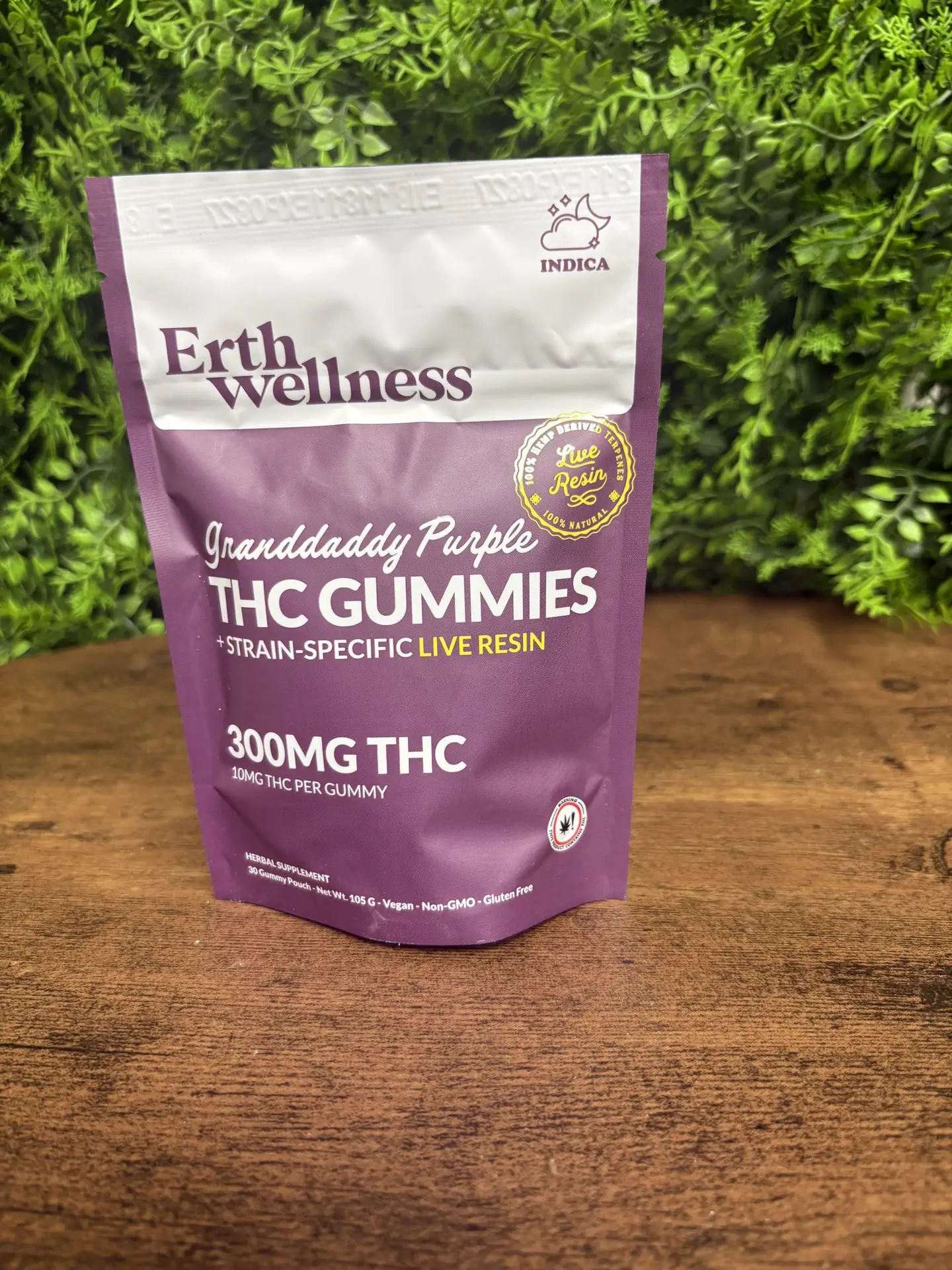 EW 30ct 300mg THC Granddaddy Purp Gummy