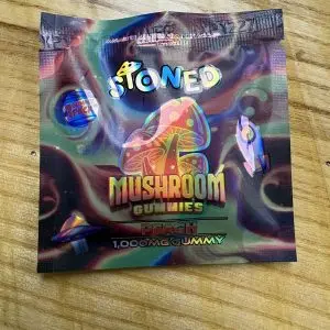 Stoned 10ct Peach gummy