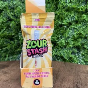 2pk Zour stash juicy peach PR
