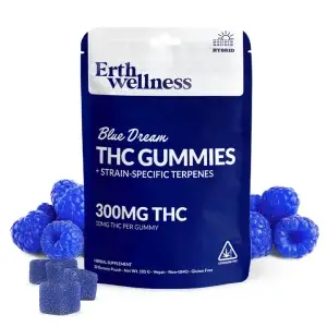 Erth 30ct 10 Mg Blue Dream Hybrid Gummies