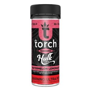 Torch 15000mg hulk gummies watermelon lemonade