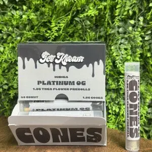 Ice Kream Platinum OG Cones 1.5G THCA Flower Preroll