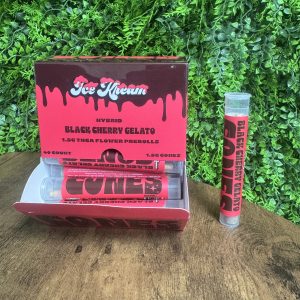 Ice Kream Black Cherry Gelato Cones Prerolls 1.5 THCa Flower Hybrid
