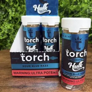 Torch sour blue razz 15000mg hulk gummies