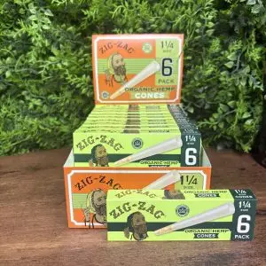 6ct  1 14 Org Hemp cones
