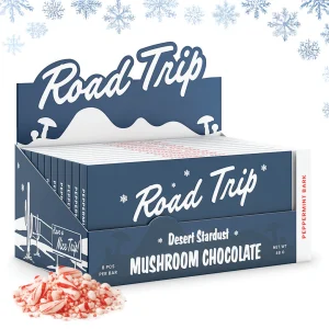 Road Trip peppermint bark mush bar
